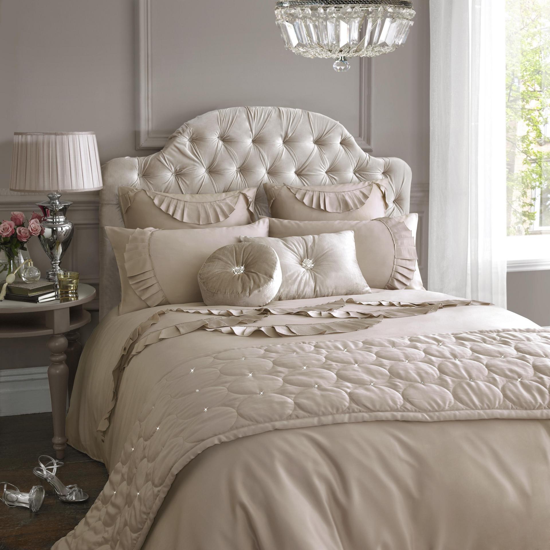 Euro beige bedding example