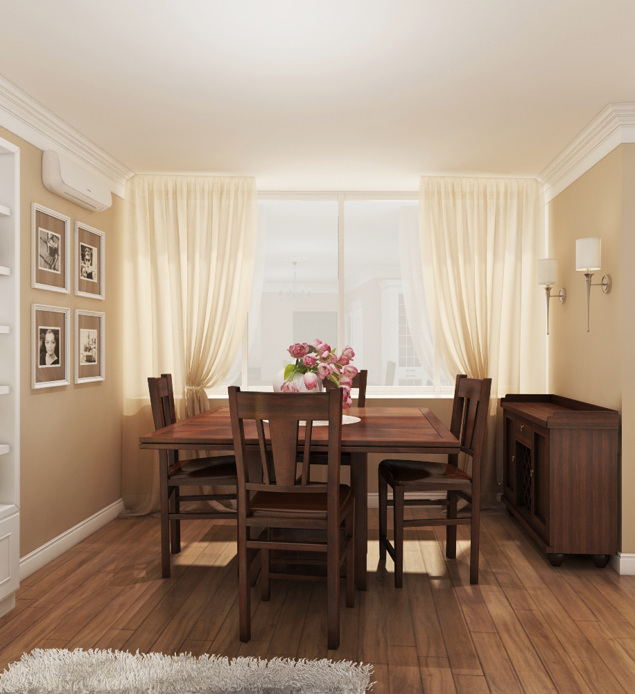 bel appartement design couleur café au lait