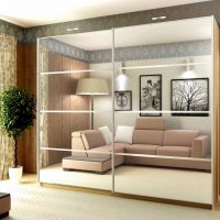 armoire intégrée dans le style de la photo de la chambre