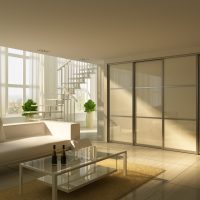 grand placard dans la photo intérieure de la chambre