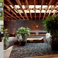 photo lumineuse de conception de cuisine écologique