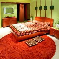 couleur terre cuite claire dans le style de la cuisine photo