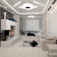 beautiful high-tech style bedroom picture