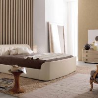 style de cuisine lumineuse dans la couleur du café au lait photo