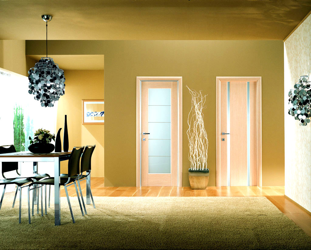 portes sombres dans la conception du couloir