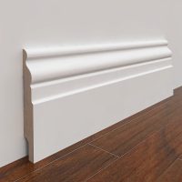 light foam baseboard in the interior of the room picture