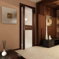 portes sombres dans l'image de conception de cuisine