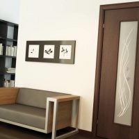 portes lumineuses dans la conception de la photo de la chambre