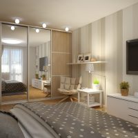 armoire encastrée à l'intérieur du couloir photo