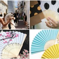 ventilateur en papier dans la photo intérieure de la chambre