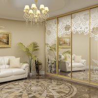 placard intégré dans la conception du couloir photo