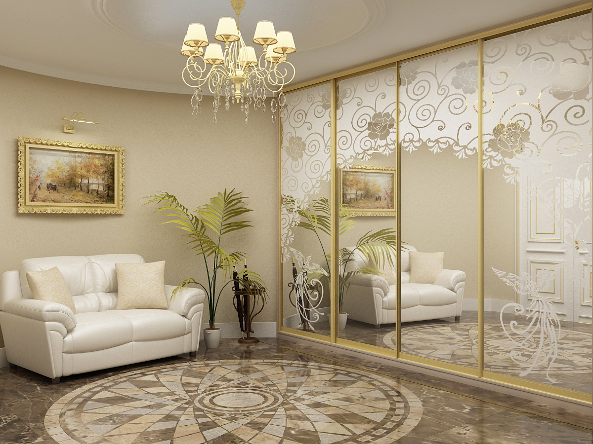 armoire intégrée à l'intérieur du couloir