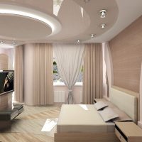 couloir intérieur clair dans la couleur du café au lait photo