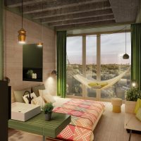 image lumineuse de conception de pièce d'eco