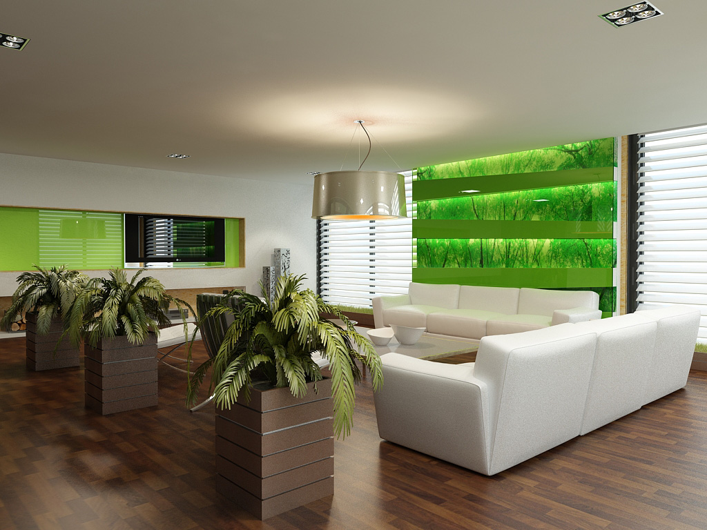 riche design de cuisine écologique