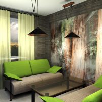 bel intérieur de couloir de photo d'eco