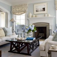 style appartement lumineux dans la couleur du café au lait photo