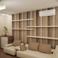 beau décor de cuisine couleur café avec photo au lait