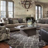 couloir de style magnifique dans la couleur du café avec du lait photo