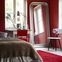 image de style chambre bourgogne lumineux
