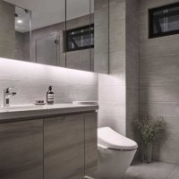 décor de couloir ergonomique sombre