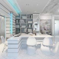 photo de décor de cuisine ergonomique lumineux