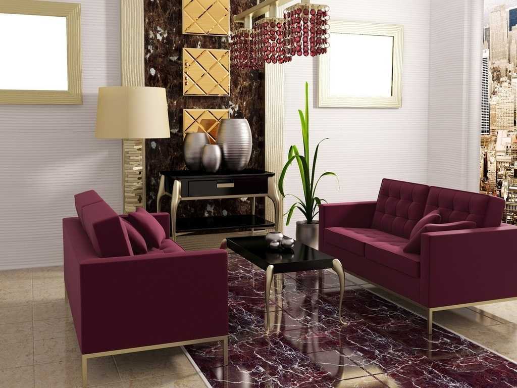 dark purple sofa in home decor