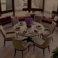 décor de chambre à coucher ergonomique clair