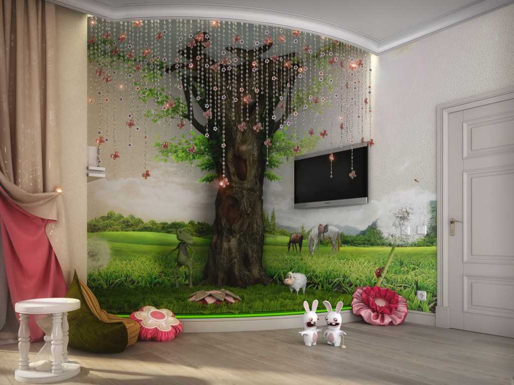 the idea of a beautiful decor for a child’s room