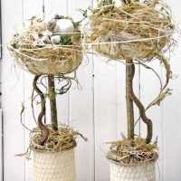 the idea of the original decoration of the room with a tree do it yourself picture