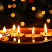 do it yourself idea of a beautiful candle decor picture