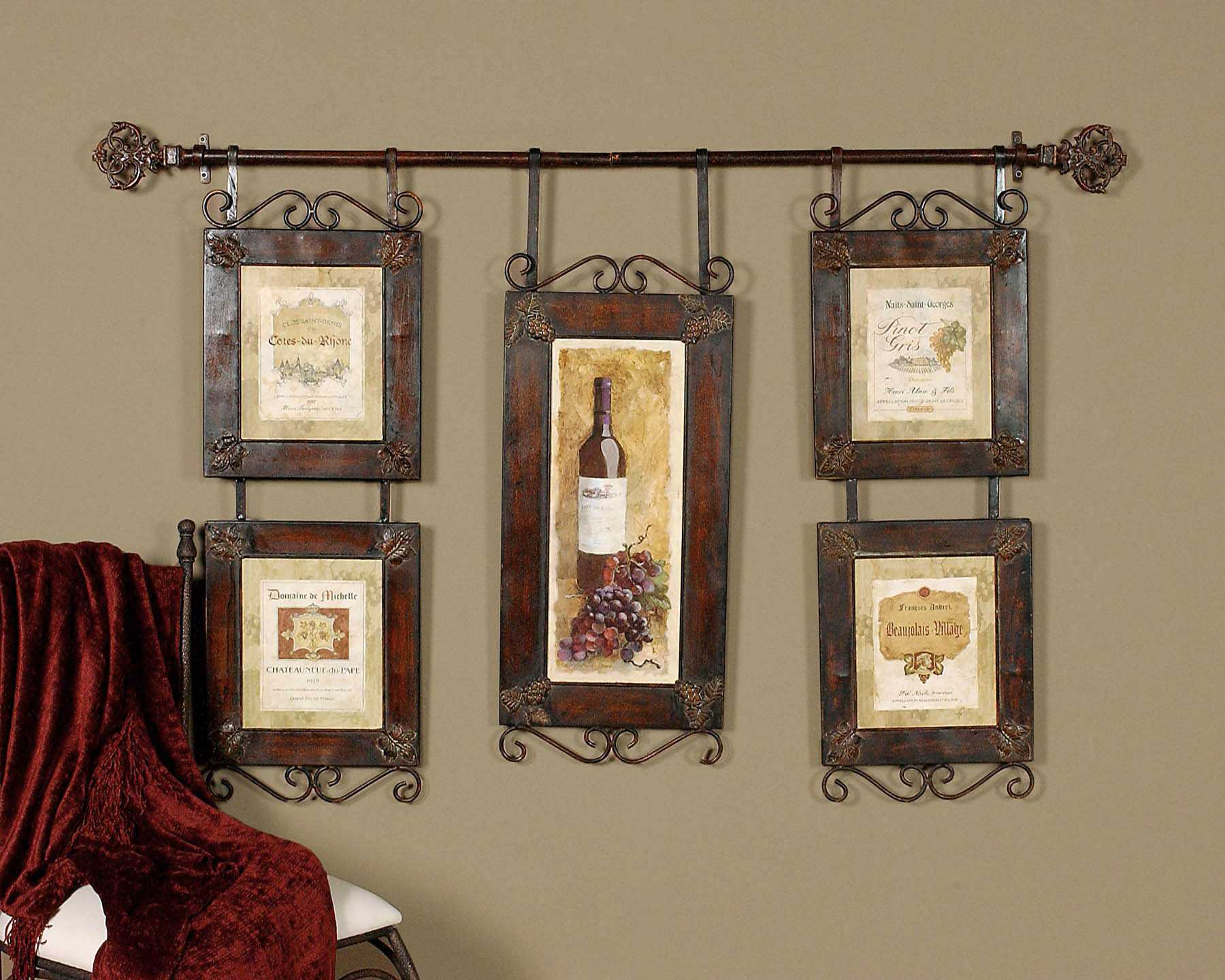 do-it-yourself idea of a chic room decor with wood