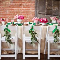 version bricolage du décor original de chaises photo