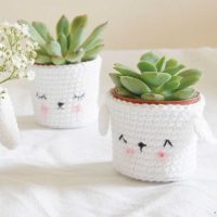 the idea of beautiful decoration of pots picture