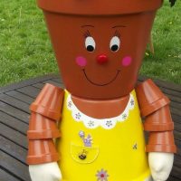 idea of unusual design of flower pots photo