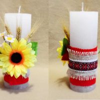 the idea of light DIY candle decoration photo