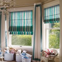 do-it-yourself idea of unusual design of curtains picture