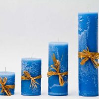 do-it-yourself idea of chic candle decoration photo