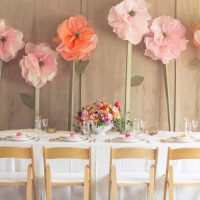 the idea of a beautiful room decoration with paper picture