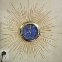 The idea of a beautiful DIY wall clock decoration photo