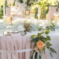 option de belle décoration de chaises photo