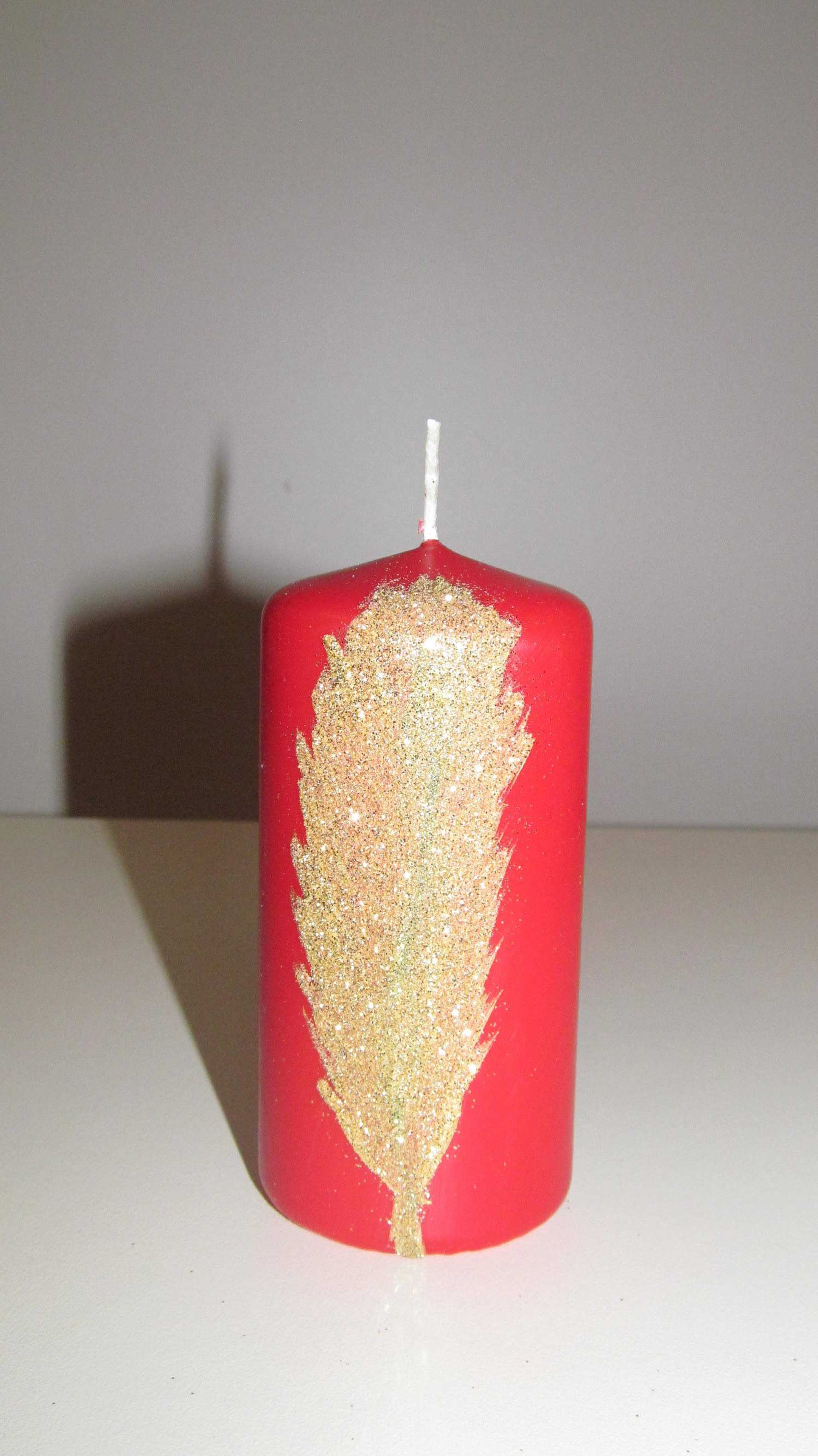 do-it-yourself idea of the original decor of candles