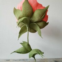 idea of original holiday decoration with paper picture