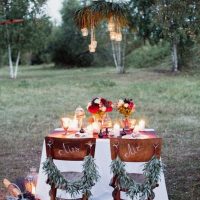 option de décoration originale des chaises photo