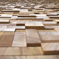 the idea of brightly decorating a room with a tree with your own hands photo