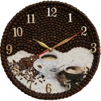 The idea of unusual decoration of a wall clock with your own hands