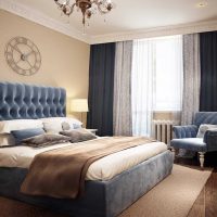 combinaison de couleurs vives dans le décor de la photo de la chambre