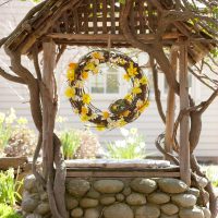 belle création de la conception d'une maison de campagne par des moyens improvisés photo