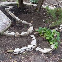 décoration originale d'un décor de maison de campagne avec image de faux