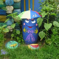 décoration originale d'un décor de maison de campagne avec photo de fleurs